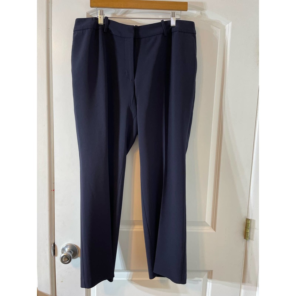 Talbots Navy High Rise Business Pants, Size 16 WP